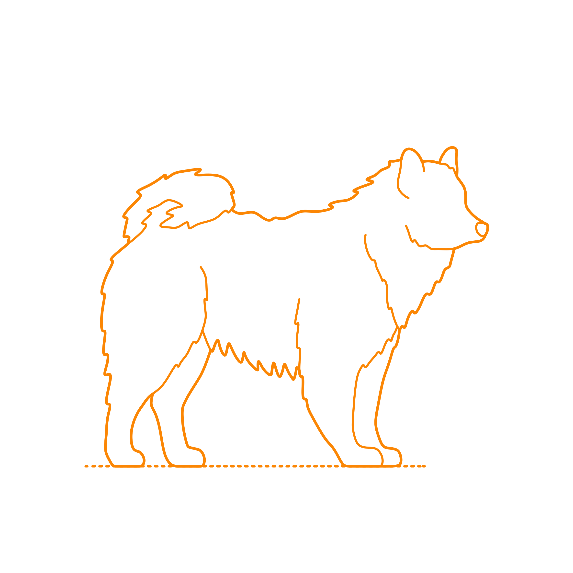 Animals Dogs Eurasier Stencil Svg Design File Free Vectors